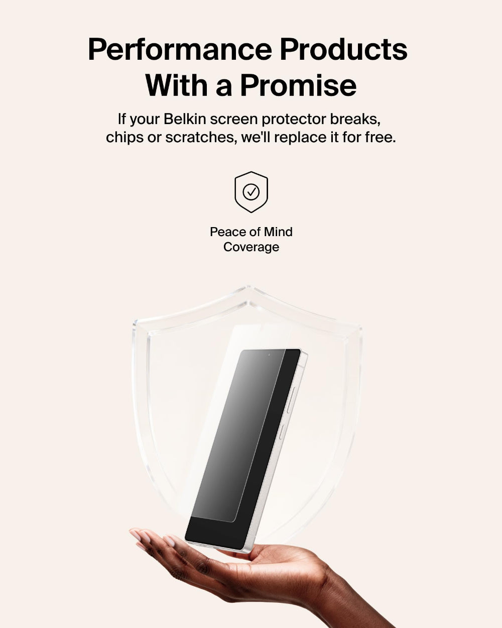 Belkin ScreenForce Titan SmartShield Screen Protector for Samsung Galaxy S26 Ultra, Anti-Reflective, 9H Scratch Resistant, Fingerprint Compatible, Clear