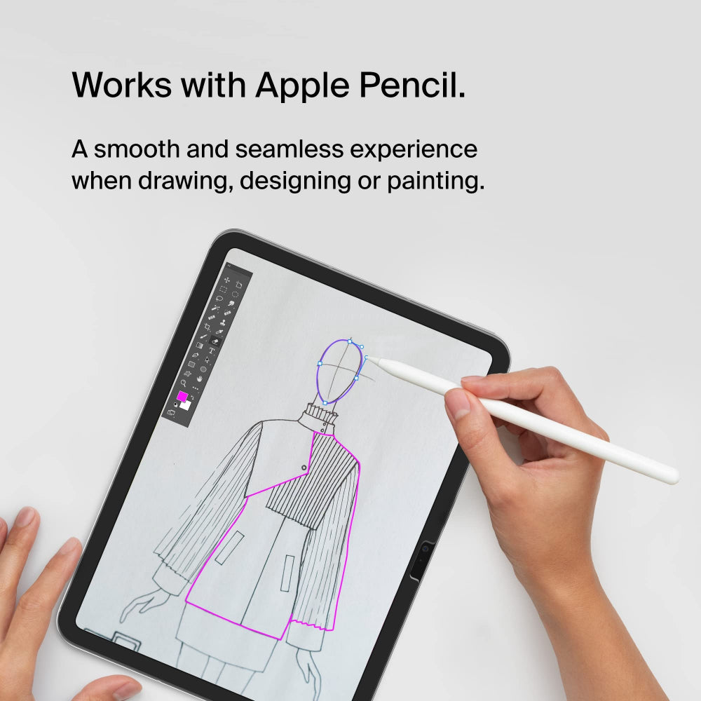 واقي شاشة زجاجي مقوى من بيلكين سكرين فورس لجهاز آيباد الجيل العاشر 10.9 بوصة - شفاف