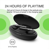 Belkin MOVE True Wireless Earbuds - Bluetooth Earphone 24 Hrs  Battery Life, Touch Control, IPX5 Rating, for iPhone 12/11 Pro/XS Max/Samsung/Huawei - White