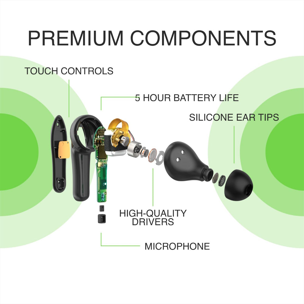 BELKIN SoundForm Move Plus True Wireless Earbuds - Black