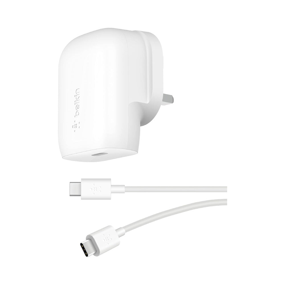 BELKIN Wall Charger 30W PD USB-C + USB-C to USB-C Cable