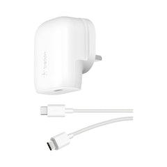 BELKIN Wall Charger 30W PD USB-C + USB-C to USB-C Cable