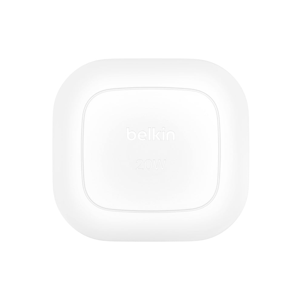 Belkin Wall Charger 20W Usb-C With Usb-C Cable 1M Uk Plug White