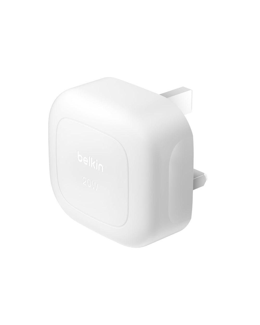 Belkin BoostCharge Compact USB-C Wall Charger 20W| PD Wall Charging, for iOS and Android SmartPhones, Tablets, Wireless Earphones, UK-Plug, White