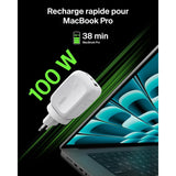 Belkin BoostCharge Pro 3-Port GaN Wall Charger 100W + Travel Adapters | PD Fast Charger, Compact Wall Charger w/ International Plugs,for iPhone, Samsung, iPad, Tablets, MacBook and USB-C Devices