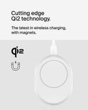Belkin BoostCharge Pro Convertible Magnetic Wireless Charging Stand w/ Qi2 15W, PD Fast Charger, Adjustable Pad or Stand Mode, for iPhone 15/14/13/12 Pro Max Plus, S24/23 Ultra iOS & Android - White
