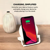 [OPEN BOX] BELKIN Boost Up Wireless Charging Stand 10W for Qi-enabled Devices - White