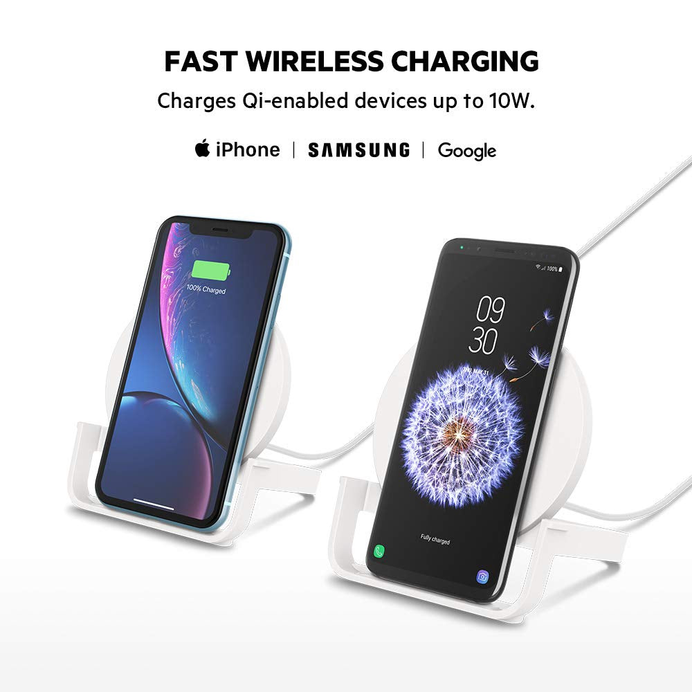 [OPEN BOX] BELKIN Boost Up Wireless Charging Stand 10W for Qi-enabled Devices - White