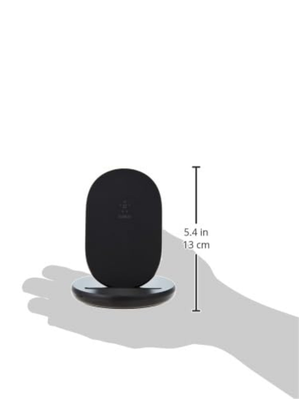 [OPEN BOX] BELKIN BoostCharge Wireless Charging Stand 15W (Qi Fast Wireless Charger for iPhone, Samsung, Pixel, more) - Black