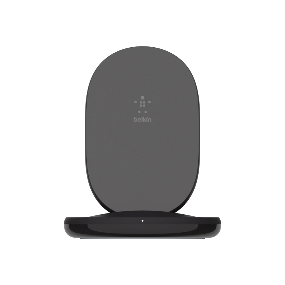 BELKIN BoostCharge Wireless Charging Stand 15W (Qi Fast Wireless Charger for iPhone, Samsung, Pixel, more) - Black