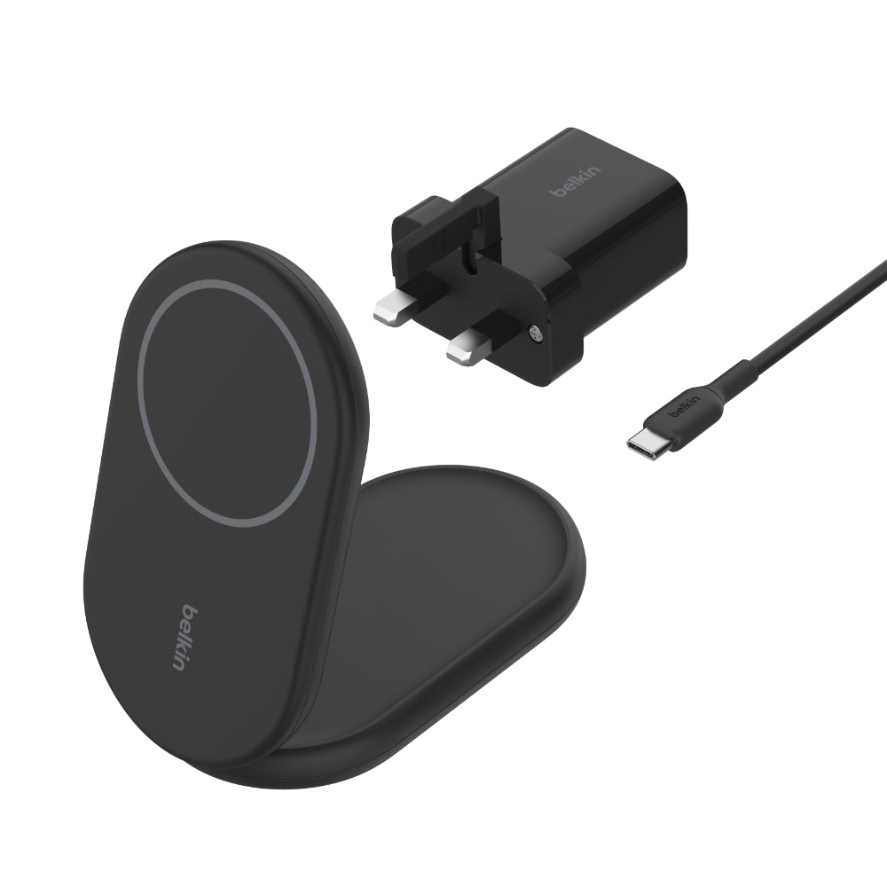 BELKIN Wireless Charger Qi2 Magnetic Foldable Black