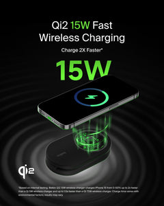 Belkin BoostCharge 2-in-1 Foldable Wireless Charger - view 8