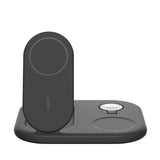 BELKIN Wireless Charger Qi2 3in1 Magnetic Foldable Charger - Black