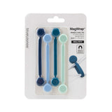 BlueLounge MAGWRAP Magnetic Cable Tie - Fastest Reusable Neodymium  Magnetic Cable Wrap, Works w/ Most Cables, Sticks to any Metal Suface, Silicone Material - Small (4.75" Length)