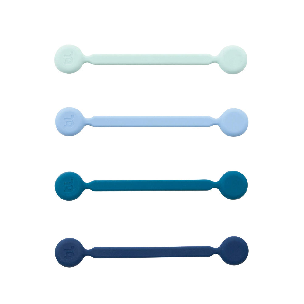 BlueLounge MAGWRAP Magnetic Cable Tie - Fastest Reusable Neodymium  Magnetic Cable Wrap, Works w/ Most Cables, Sticks to any Metal Suface, Silicone Material - Small (4.75" Length)