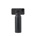 RINGO Water Bottle + Free Magnetic Booster Ring| Stainless Steel Hydration Bottle w/ Integrated MagSafe Phone Mount, 12Hrs Hot/24Hrs Cold, BPA-Free, Works w/ All Devices Android & iOS - Black 24Oz