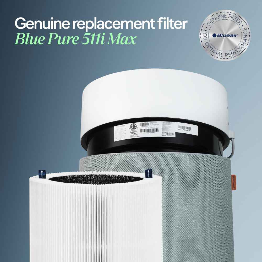 Blueair Blue Pure 511i Max Genuine Replacement Filter, Fits Blue Pure 511i Max Air Purifier