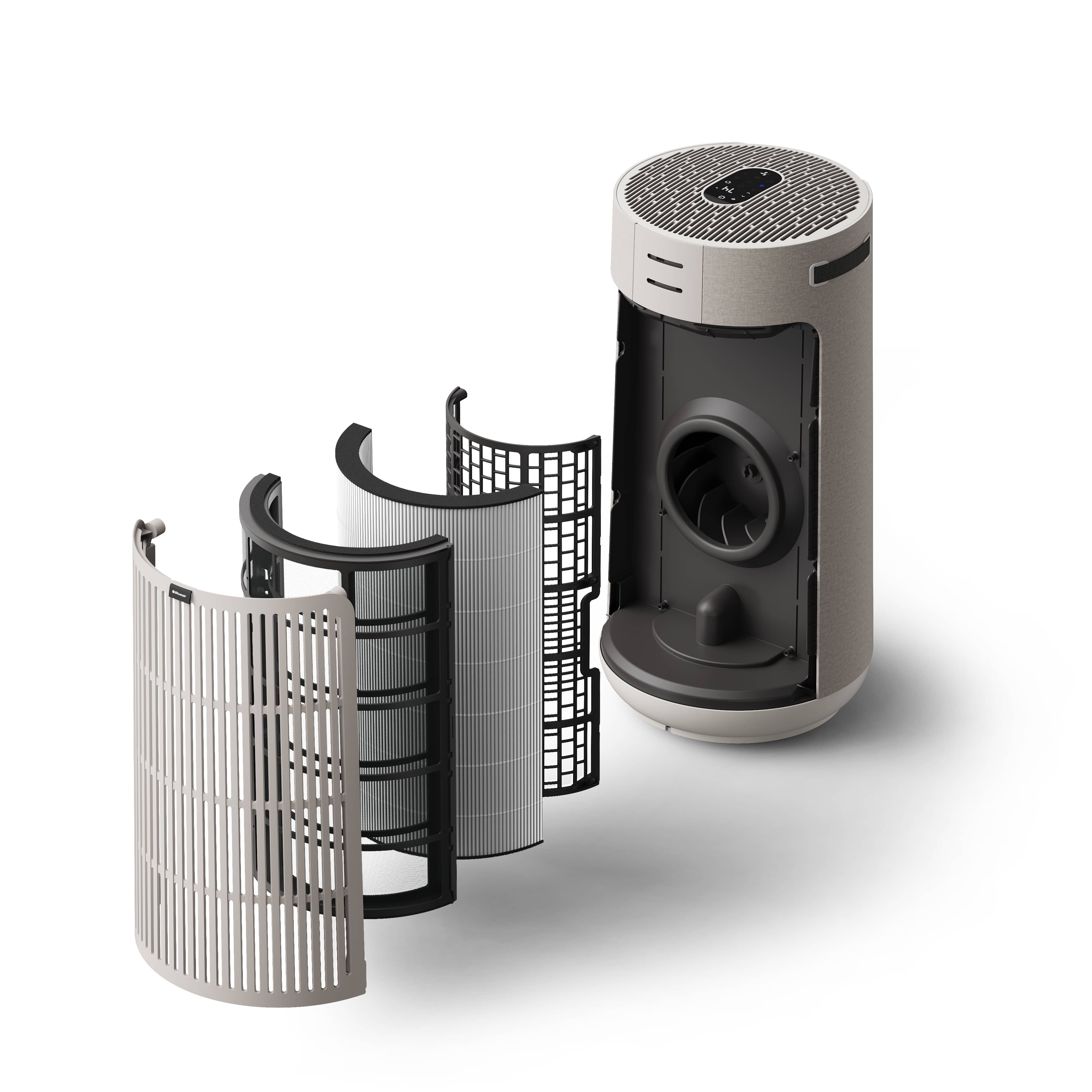 جهاز تنقية الهواء BLUEAIR ComfortPure الأقوى 3 في 1: تبريد، تدفئة، تنقية - منظف HEPASilent للمنزل، الحيوانات الأليفة، الحساسية، الغبار، الدخان، الروائح - يغطي 840 قدم مربع في 60 دقيقة - راحة طوال العام