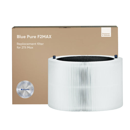 BLUEAIR Blue Pure 211i Max / 3650i Max Particle + Carbon Repacement HEPA Filter, for Blue Pure 211i Max, Removes 99.97% of Airborne Particles, Odor, Smoke, Easy Replacement, 6-12 months of use - 1pc