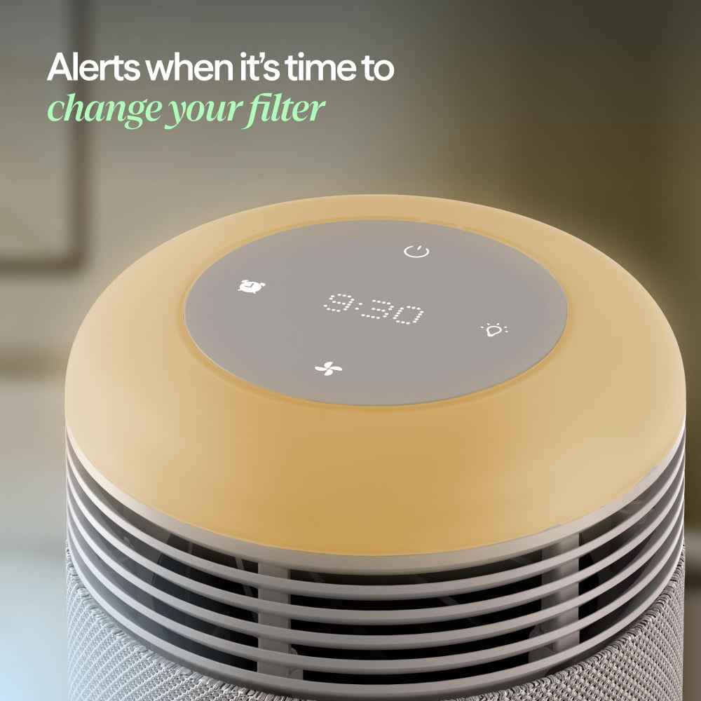 Blueair Mini Restful Particle + Carbon Genuine Replacement HEPA Filter, Removes 99.97% of Airborne Particles, Virus, Bacteria, Odor, Smoke, Easy Replacement, 9-12 months of use - 1pc