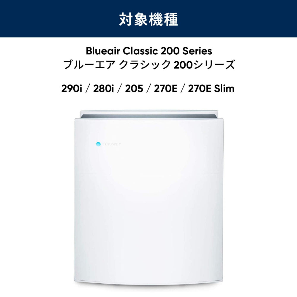 BLUEAIR Particle Filter| Replacement Filter for Classic 200 Series, Works w/ Classic 203, 203 Slim, 205, 270E, 270E Slim, 280i, Removes 99.97% of Airborne Particles, 6-12 months of use- White- 1pc