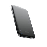 BMX SolidSafe™ Air 5K Magnetic Power Bank| Slim 6.8mm Semi-Solid Qi2, TSA Flight Approved, 15W/20W Wireless/Wired, USB-C Fast Charging, for iPhone 18/17/16/15 MagSafe Phones & Cases - Black