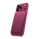 BMX SolidSafe™ Air 5K Magnetic Power Bank| Slim 6.8mm Semi-Solid Qi2, TSA Flight Approved, 15W/20W Wireless/Wired, USB-C Fast Charging, for iPhone 18/17/16/15 MagSafe Phones & Cases - Dark Chery
