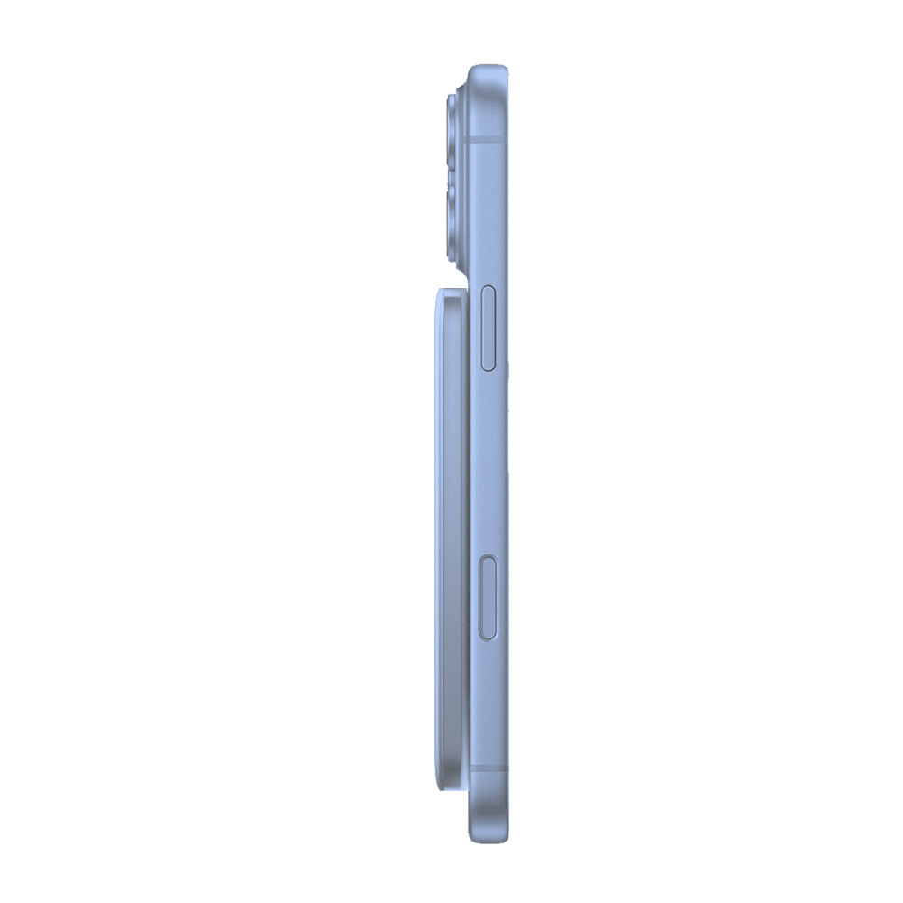 BMX SolidSafe™ Air 5K Magnetic Power Bank| Slim 6.8mm Semi-Solid Qi2, TSA Flight Approved, 15W/20W Wireless/Wired, USB-C Fast Charging, for iPhone 18/17/16/15 MagSafe Phones & Cases - Light Blue