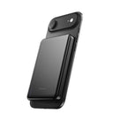 BMX SolidSafe™ Air 10K Magnetic Power Bank| Slim 13mm Semi-Solid Qi2.2 TSA Flight Approved, 15W/30W Wireless/Wired, USB-C Fast Charging for iPhone 18/17/16/15 MagSafe Phones & Cases - Black