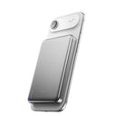 BMX SolidSafe™ Air 10K Magnetic Power Bank| Slim 13mm Semi-Solid Qi2.2 TSA Flight Approved, 15W/30W Wireless/Wired, USB-C Fast Charging for iPhone 18/17/16/15 MagSafe Phones & Cases - Silver
