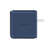 BMX GaNsta 140W Laptop World Charger | GaN Fast Charger, Pixel Display, Multi-Port USB-C Charging with Travel Adapters, for MacBook Pro/Air, Laptops, 2-in-1, Tablets, Smartphones, Headphones, Blue