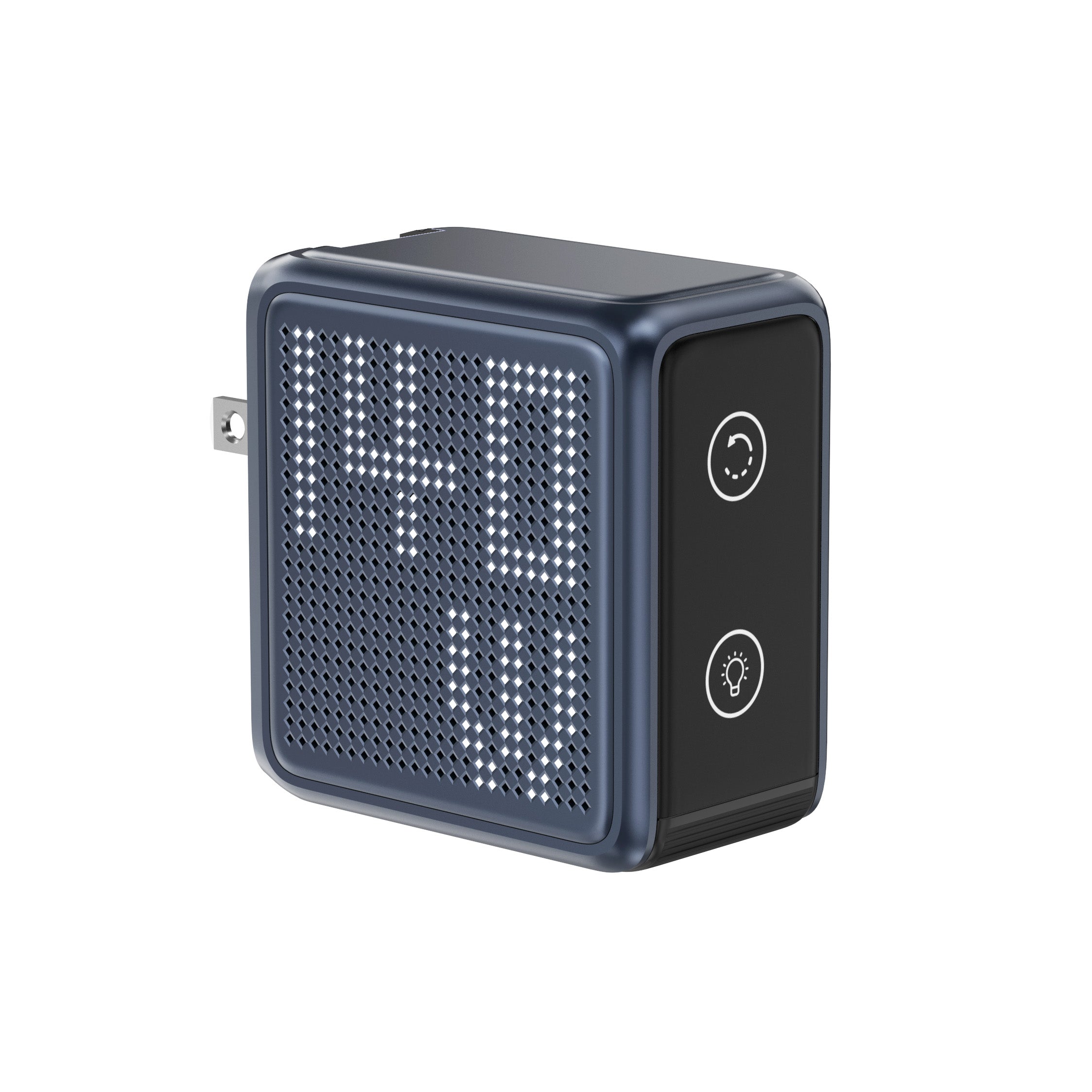 BMX GaNsta 140W Laptop World Charger | GaN Fast Charger, Pixel Display, Multi-Port USB-C Charging with Travel Adapters, for MacBook Pro/Air, Laptops, 2-in-1, Tablets, Smartphones, Headphones, Blue