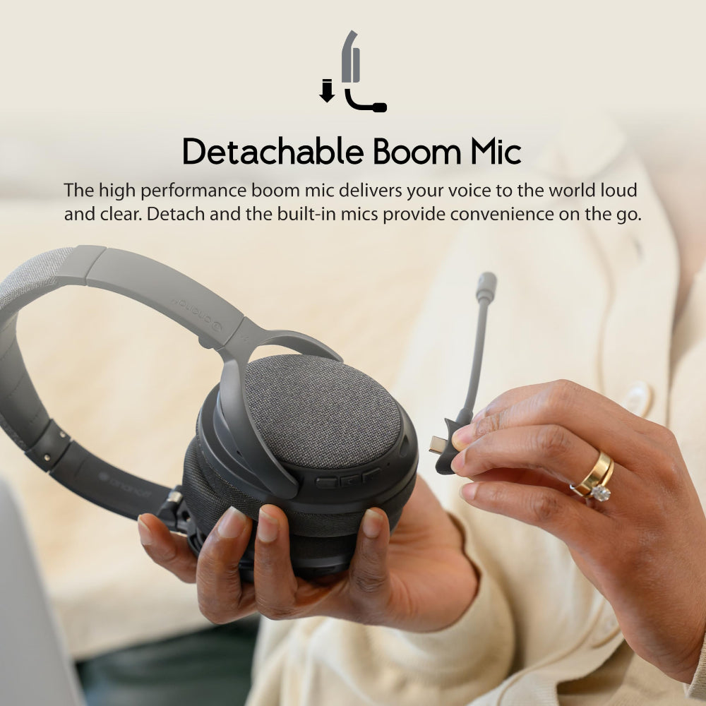 BUDDYPHONES Fokus+ Hybrid Anc Headset - Grey