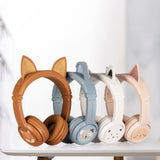 BUDDYPHONES PlayEars+ Bluetooth Wireless Headset - Superb Sound & Playful Animal Ears Design - Fox - Orange