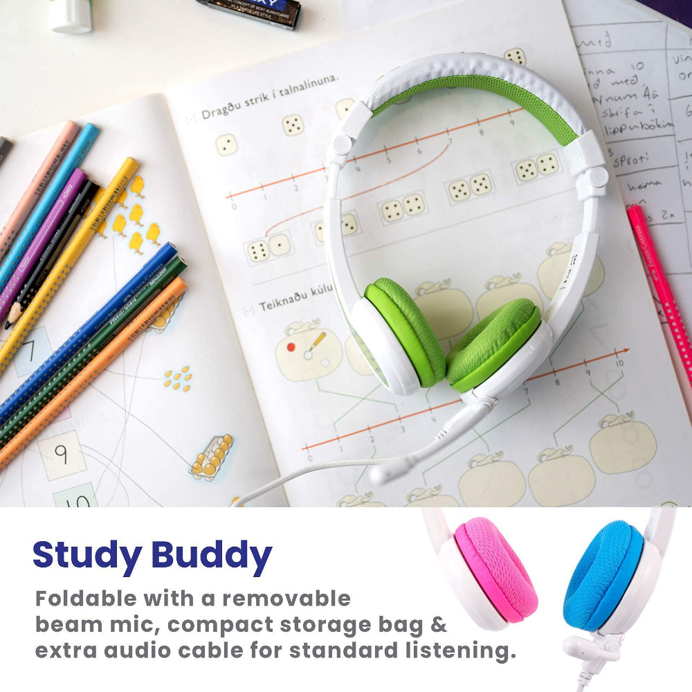 BUDDYPHONES School Plus Headphones - Blue