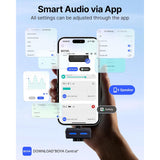 BOYA BOYALINK 3 Wireless Lavalier Microphone for iPhone/Android/Camera/PC/Tablets,AI Noise Cancellation,48kHz/24Bit Studio Sound,APP Control,984ft 30h Battery with Charging Case for Vlogging Interview
