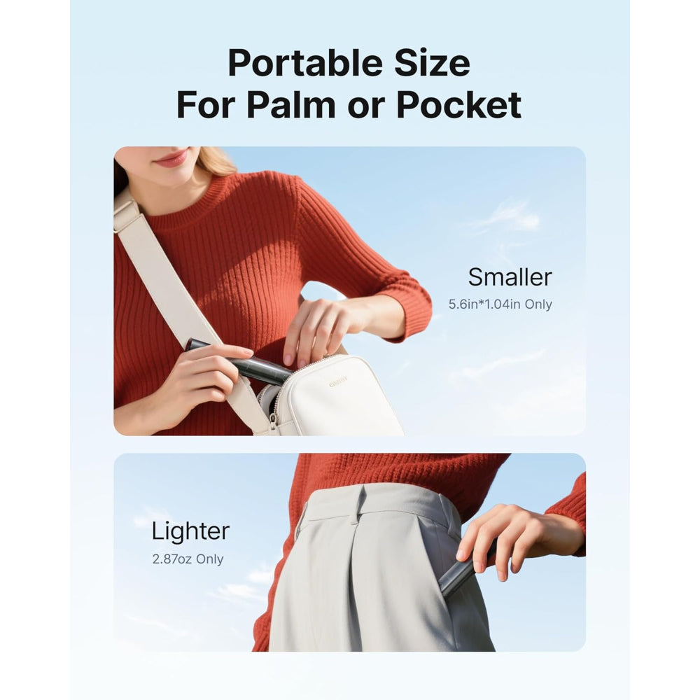 BOYA Magic Wireless Mini Microphones for iPhone/Android/PC/Camera, 4 Form-in-1 Mic, 7g Lightweight,AI Noise Reduction, 48kHz/24bit,APP Control, 328ft Range,Microphone for Recording(Stand not included)