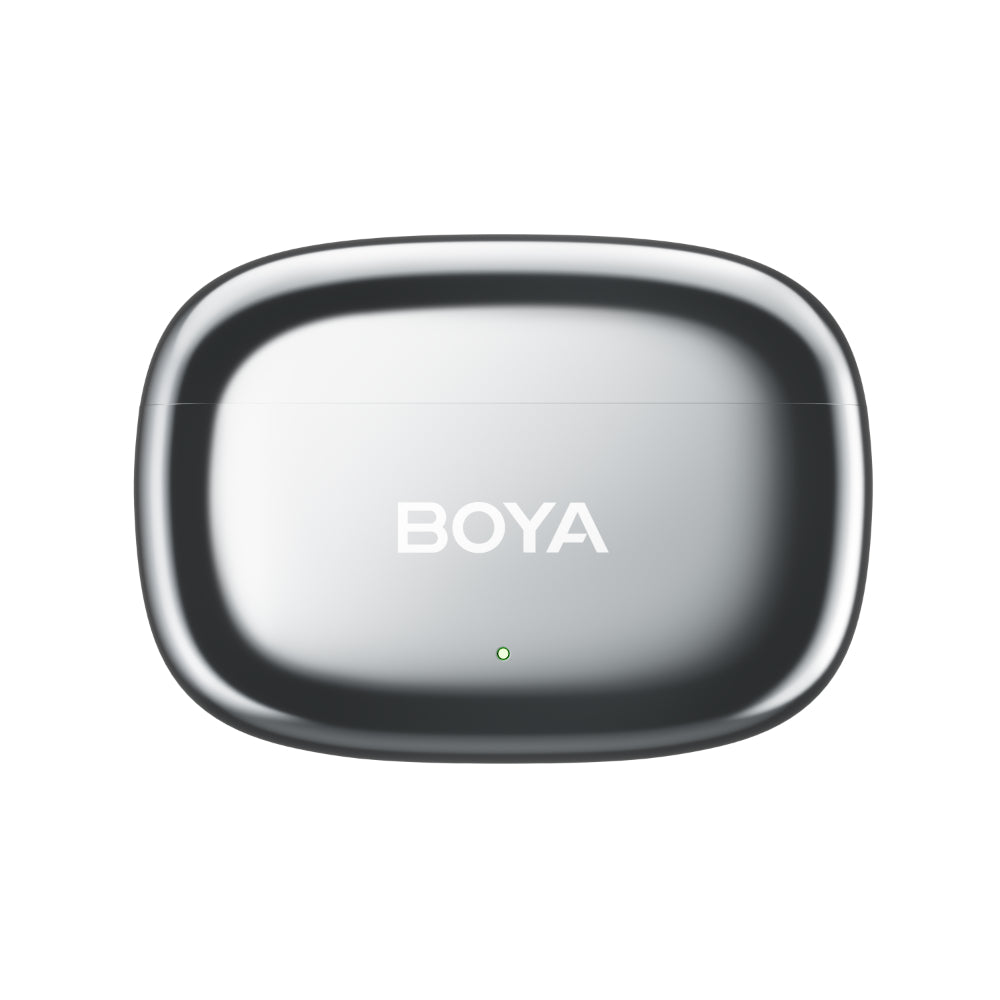 BOYA mini 2 Wireless Microphone for iPhone & Android, AI Noise Cancellation, App Control, Safety Track, 30H Battery Life with Charging Case, Lapel Microphone Wireless for Video Recording Podcast Vlog