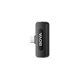 BOYA Wireless Lavalier Microphone for Android USB C Smartphone Tablet External Noise Canceling Mini Lapel Type C Microphone for iPhone 15 Clip-On Mic for Video Recording Podcast YouTube Live Streaming