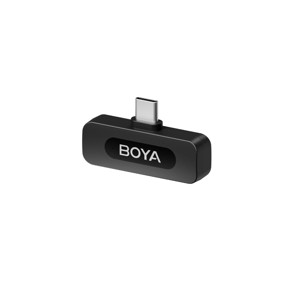 BOYA Wireless Lavalier Microphone for Android USB C Smartphone Tablet External Noise Canceling Mini Lapel Type C Microphone for iPhone 15 Clip-On Mic for Video Recording Podcast YouTube Live Streaming