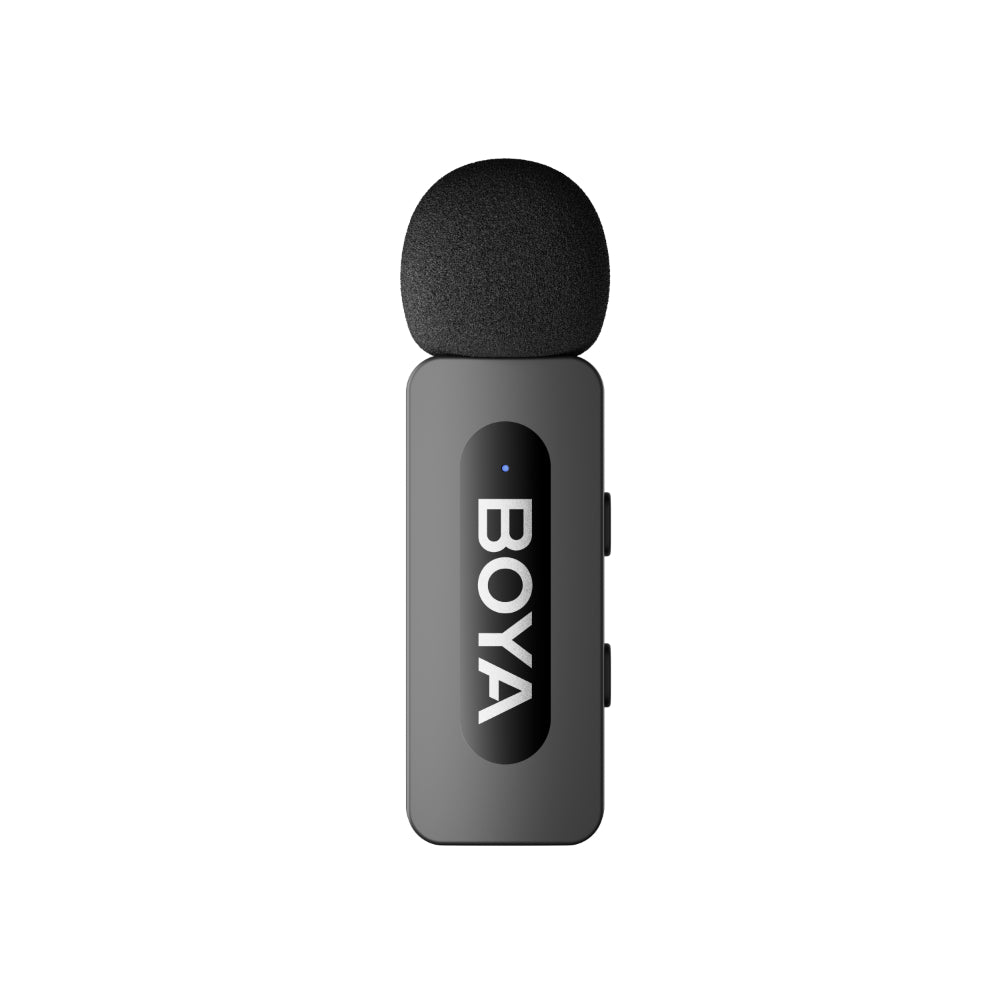 BOYA V30 Wireless Lavalier Microphone for iPhone/Android/PC/Laptop with USB-C Port, 36H Battery Life with Charging Case, Noise Canceling Clip on Lapel Microphone Wireless Mini Mic for Video Recording
