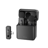 BOYA V30 Wireless Lavalier Microphone for iPhone/Android/PC/Laptop with USB-C Port, 36H Battery Life with Charging Case, Noise Canceling Clip on Lapel Microphone Wireless Mini Mic for Video Recording