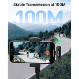 BOYA V30 Wireless Lavalier Microphone for iPhone/Android/PC/Laptop with USB-C Port, 36H Battery Life with Charging Case, Noise Canceling Clip on Lapel Microphone Wireless Mini Mic for Video Recording