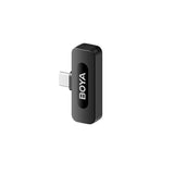 BOYA V30 Wireless Lavalier Microphone for iPhone/Android/PC/Laptop with USB-C Port, 36H Battery Life with Charging Case, Noise Canceling Clip on Lapel Microphone Wireless Mini Mic for Video Recording