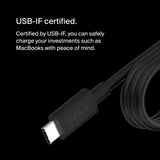Belkin Connect 100W USB-C Core GaN Power Adapter, Fast-Charging Adapter w/ Universal USB-C Compatibility, 100W Power Delivery, 8ft Power Cable for Gaming, MacBook Pro, PC Laptops, Chromebook - Black