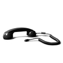Native Union Pop Phone Alarm Retro Handset USB-C, Plug and Talk Connection, Hi-Quality Microphone and Speaker, Less Radiation, for iPhone 17/16/15 Tablets MacBooks Laptops w/ USB-C port - Black