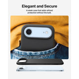Belkin Protect Case for iPhone 17 Air 6.9", 12 Ft. Drop Protection, MagSafe Compatible, Anti-Scratch, Raised Edges, Easy Grip, Floating Buttons, Made with Recycled Material - Black