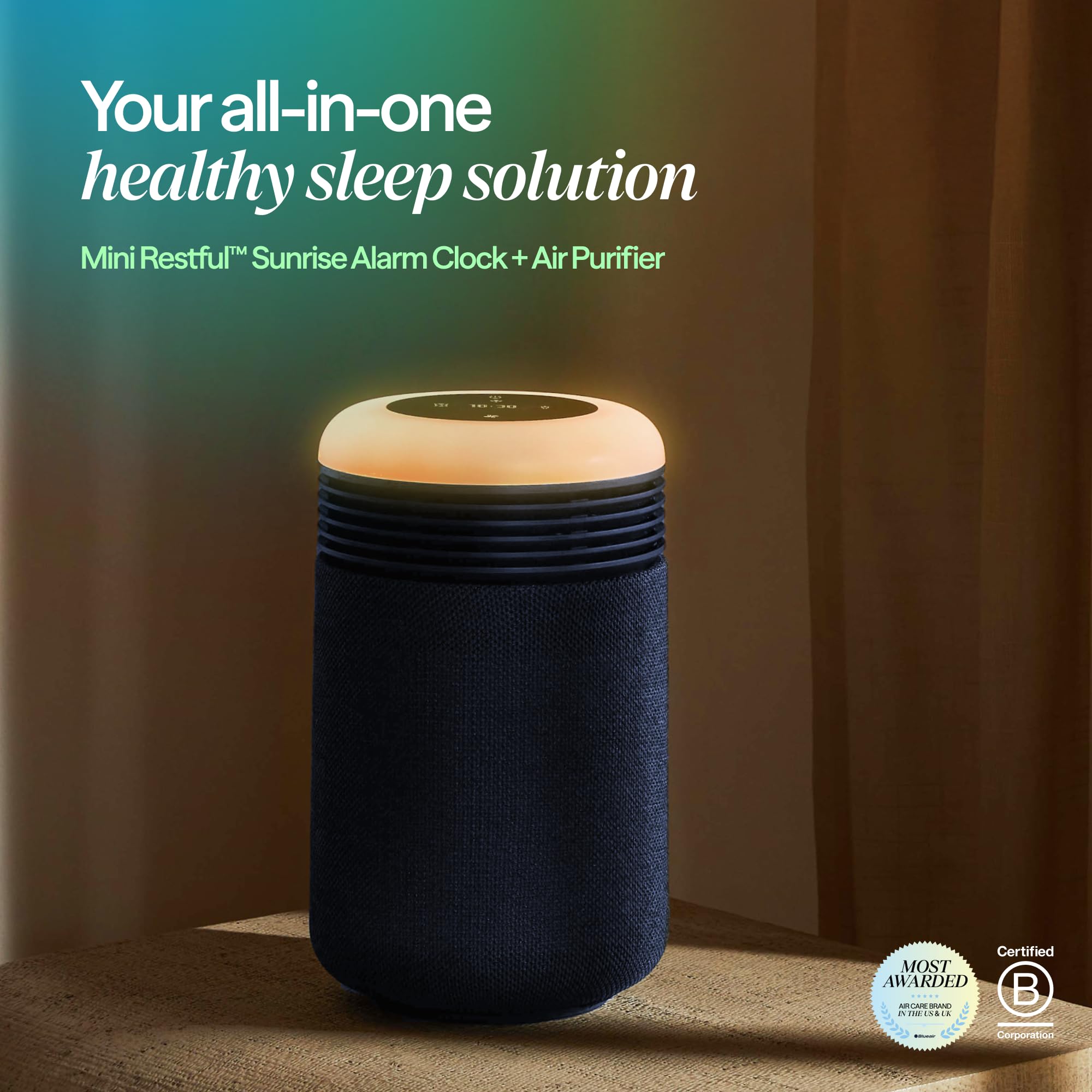 BLUEAIR Air Purifier Mini Restful - Blue