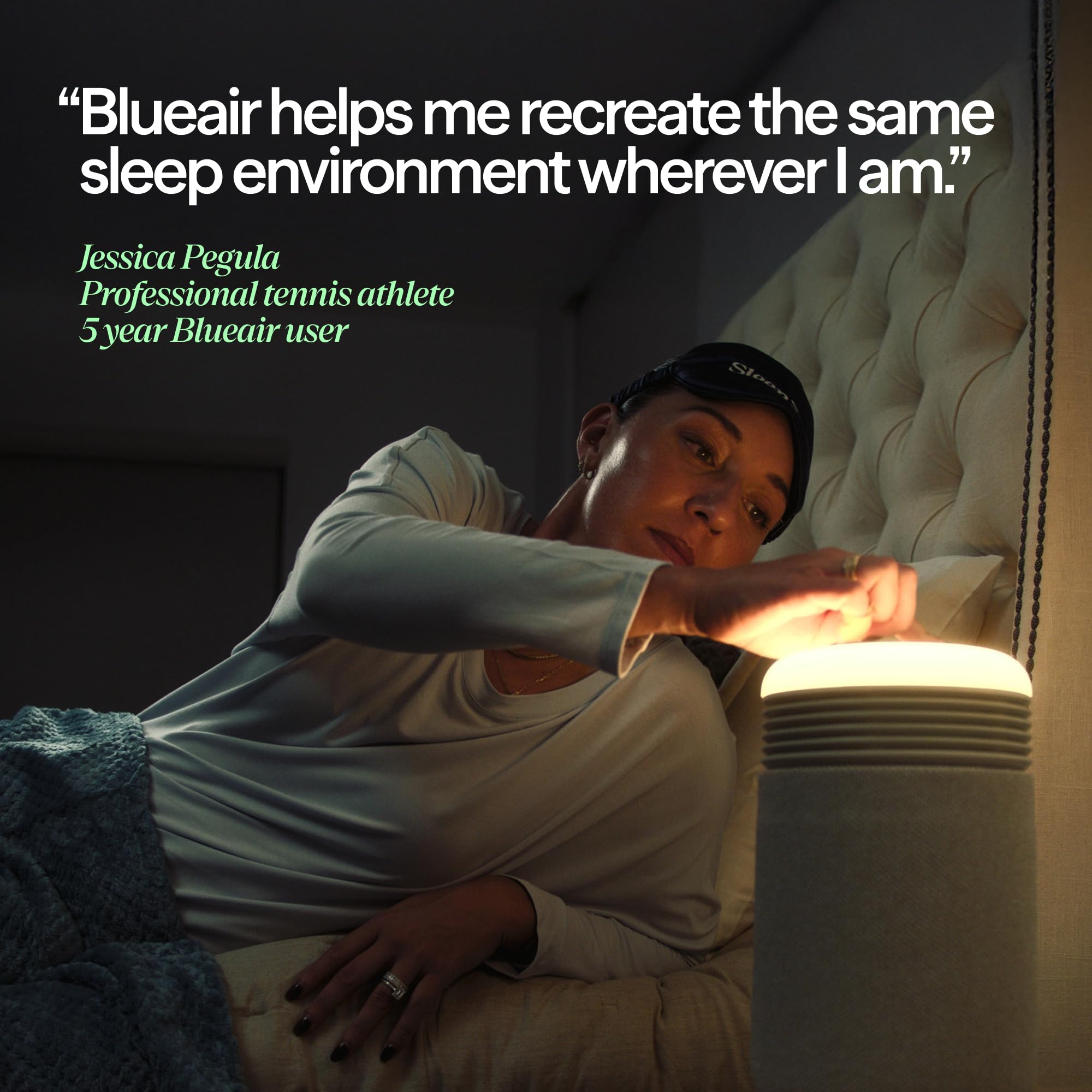 BLUEAIR Air Purifier Mini Restful - Blue