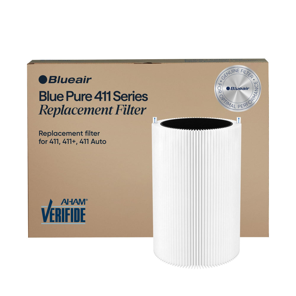 BLUEAIR Particle + Carbon Filter| Replacement Filter for Blue 3210/411/Joy S models, Removes 99.97% of Airborne Particles, Odor, Smoke, Easy Replacement, 6-12 months of use - White - 1pc